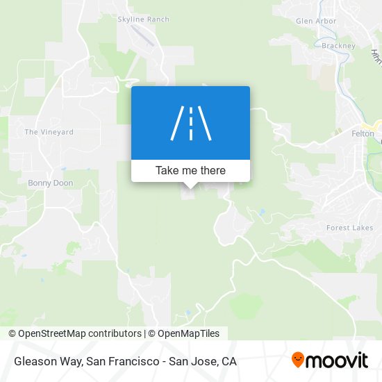 Gleason Way map