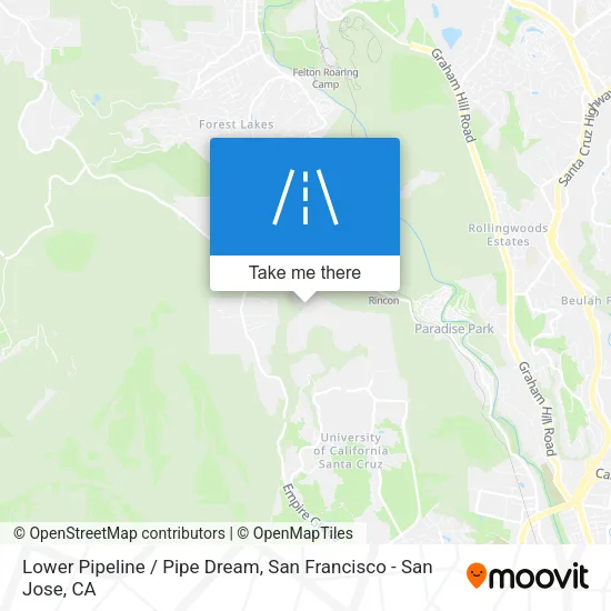Mapa de Lower Pipeline / Pipe Dream