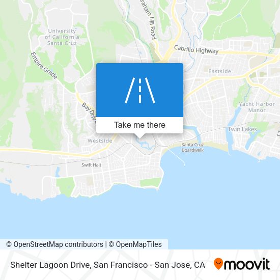 Shelter Lagoon Drive map