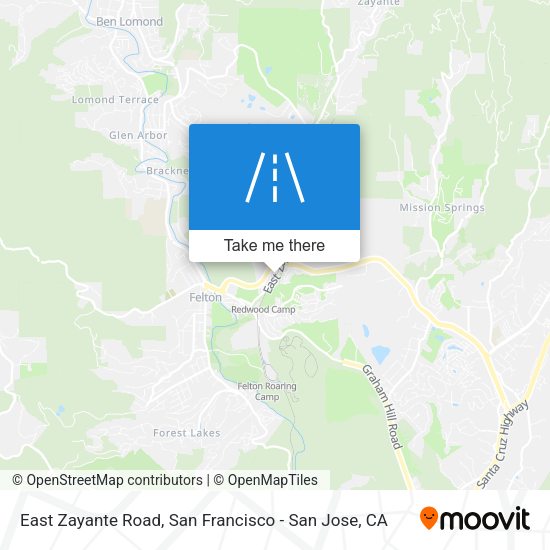 Mapa de East Zayante Road