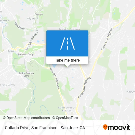 Collado Drive map