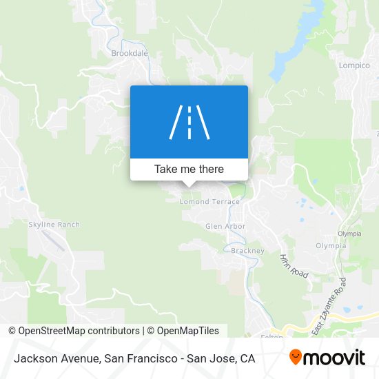 Mapa de Jackson Avenue