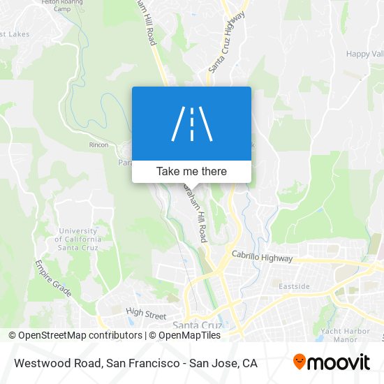 Westwood Road map