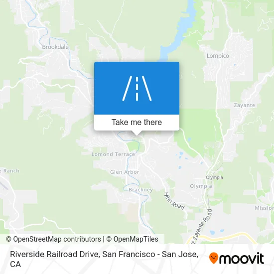 Riverside Railroad Drive map