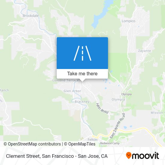 Mapa de Clement Street
