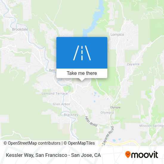 Mapa de Kessler Way