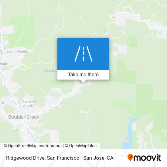 Mapa de Ridgewood Drive