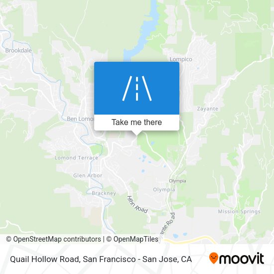 Quail Hollow Road map