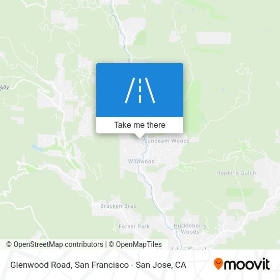 Mapa de Glenwood Road