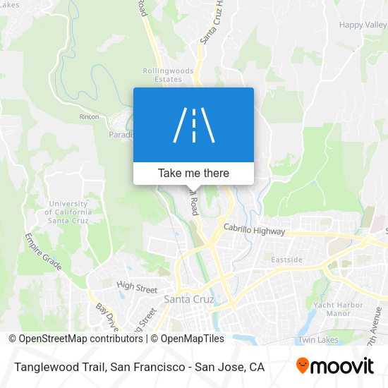Mapa de Tanglewood Trail