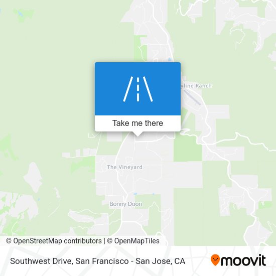 Southwest Drive map