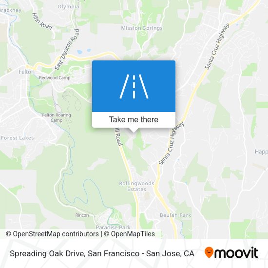 Mapa de Spreading Oak Drive
