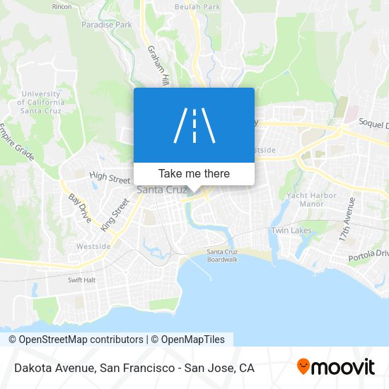 Mapa de Dakota Avenue