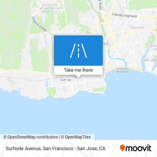 Mapa de Surfside Avenue