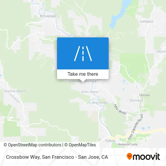 Crossbow Way map