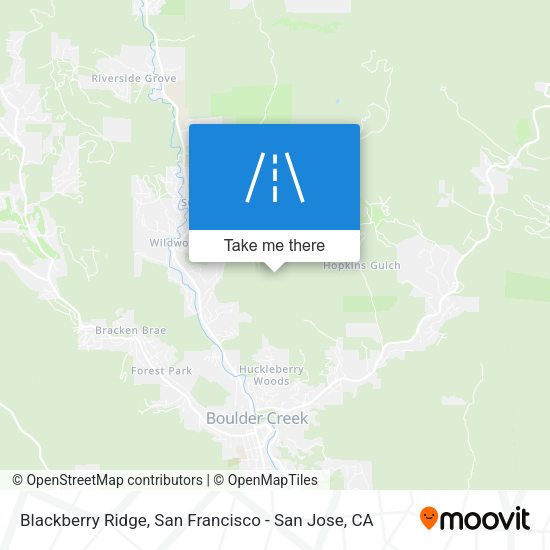 Blackberry Ridge map