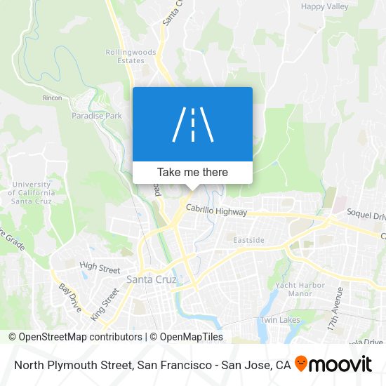 North Plymouth Street map