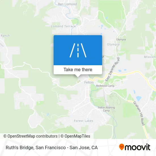 Mapa de Ruth's Bridge