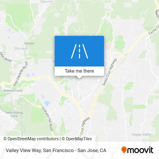 Valley View Way map