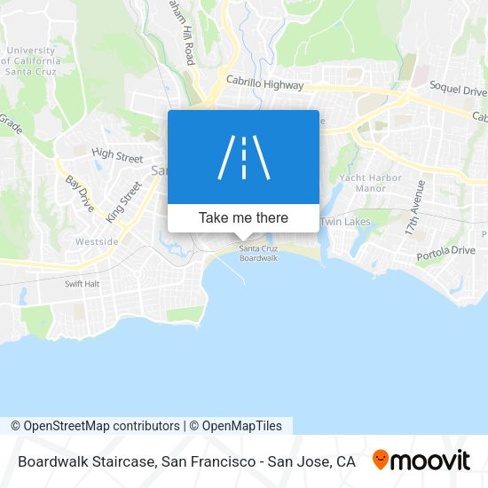 Boardwalk Staircase map