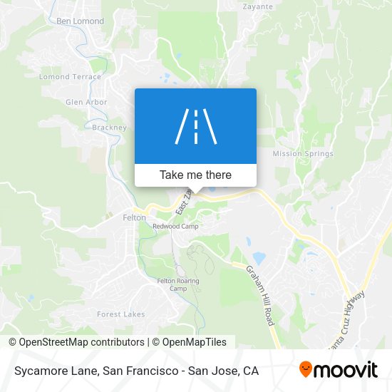 Mapa de Sycamore Lane