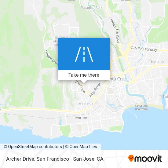 Archer Drive map