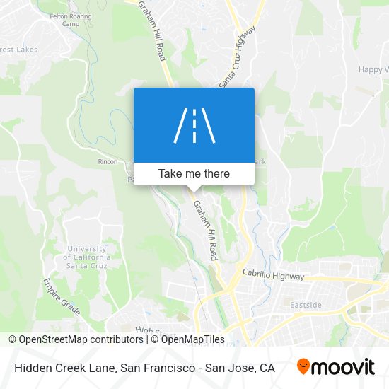Hidden Creek Lane map