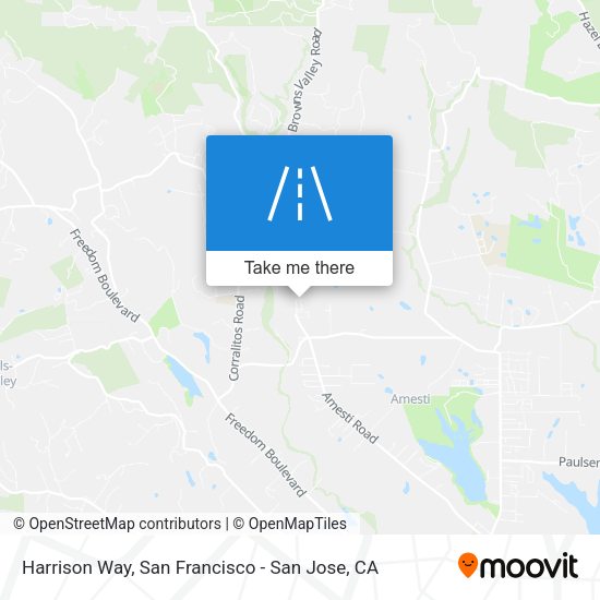 Mapa de Harrison Way