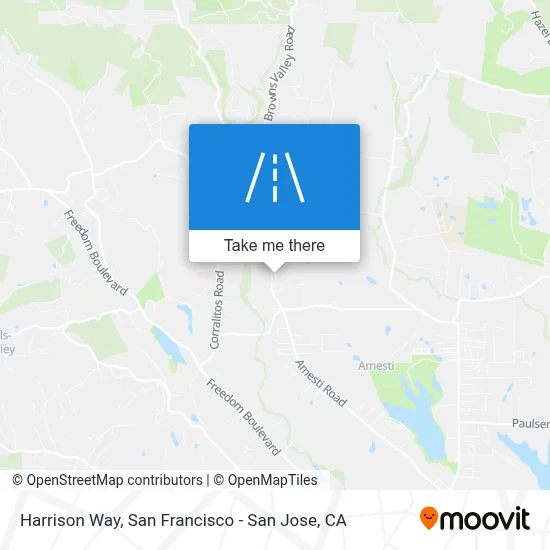 Harrison Way map