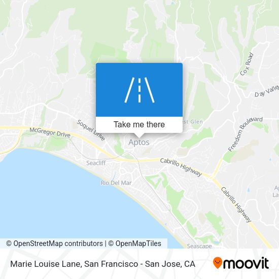 Marie Louise Lane map