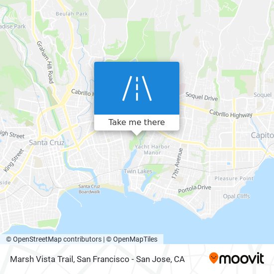 Marsh Vista Trail map