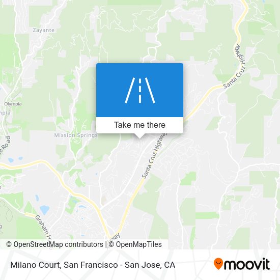 Mapa de Milano Court