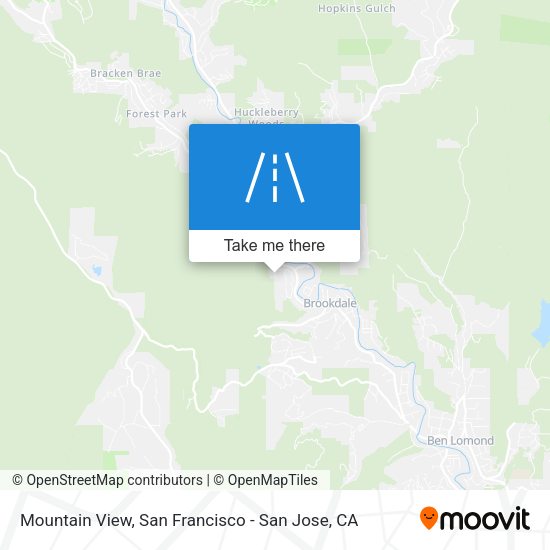 Mapa de Mountain View