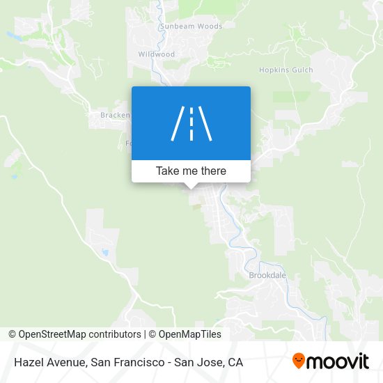Mapa de Hazel Avenue