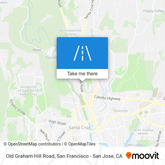 Mapa de Old Graham Hill Road