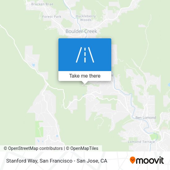 Stanford Way map