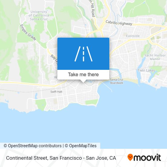 Mapa de Continental Street
