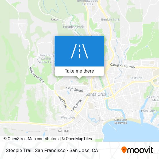 Steeple Trail map