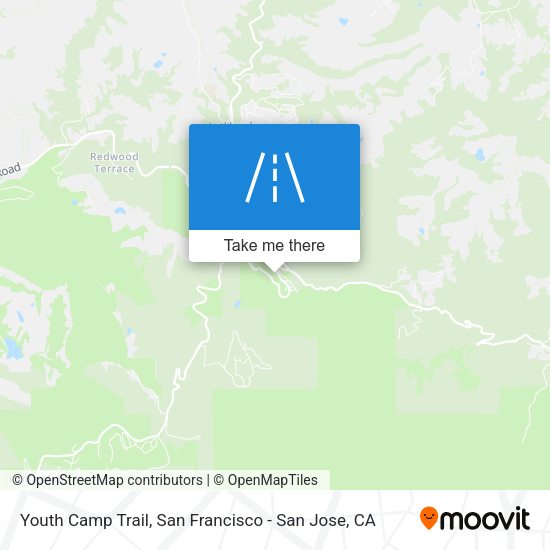 Youth Camp Trail map