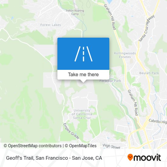 Mapa de Geoff's Trail