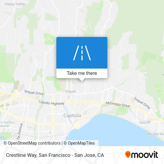 Mapa de Crestline Way