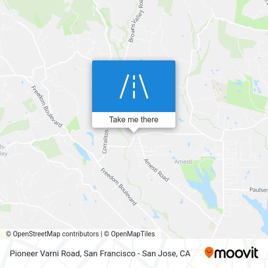 Mapa de Pioneer Varni Road