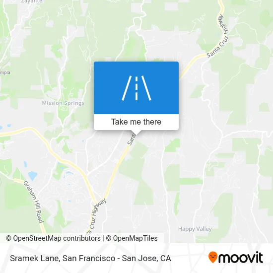Sramek Lane map