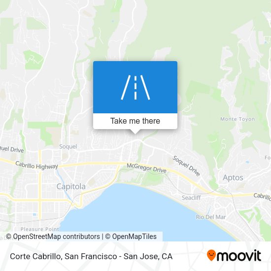Mapa de Corte Cabrillo