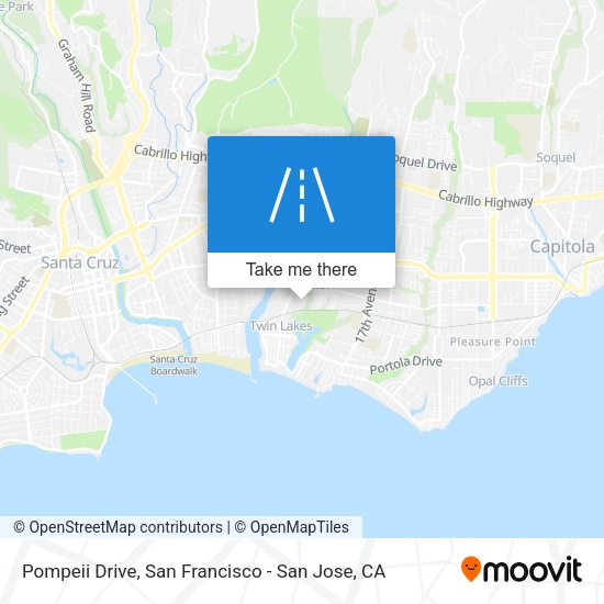 Mapa de Pompeii Drive