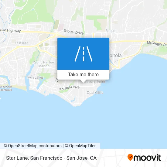Star Lane map
