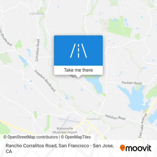 Rancho Corralitos Road map