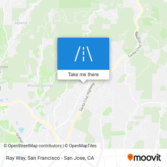 Ray Way map