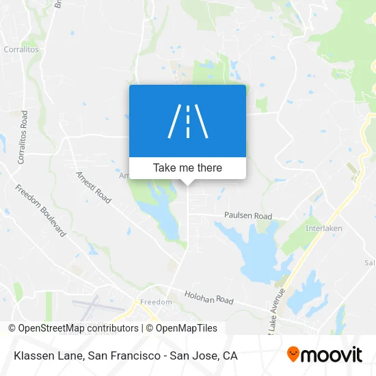 Mapa de Klassen Lane