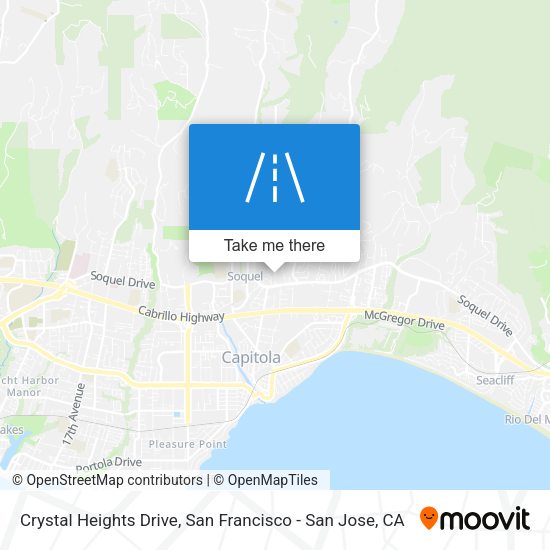 Crystal Heights Drive map